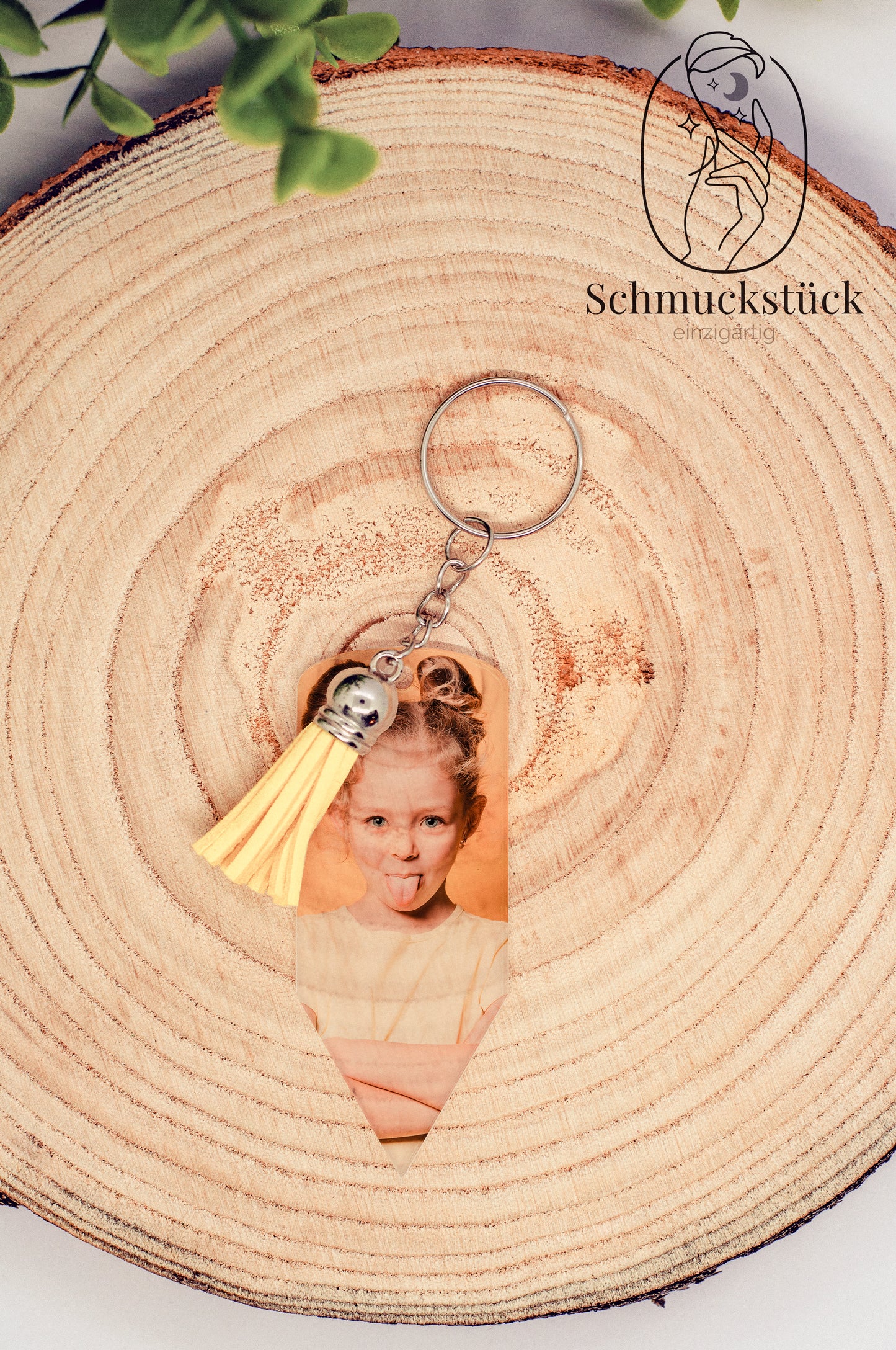 Acryl Schlüsselanhänger mit individuellen Aufdruck für Schulranzen, Schuleinführung, Schulanfang oder Kindergarten