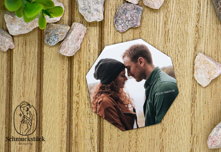 Kühlschrankmagnet / Magnet mit individuellen Foto / Text, Schmuckstück - einzigartig