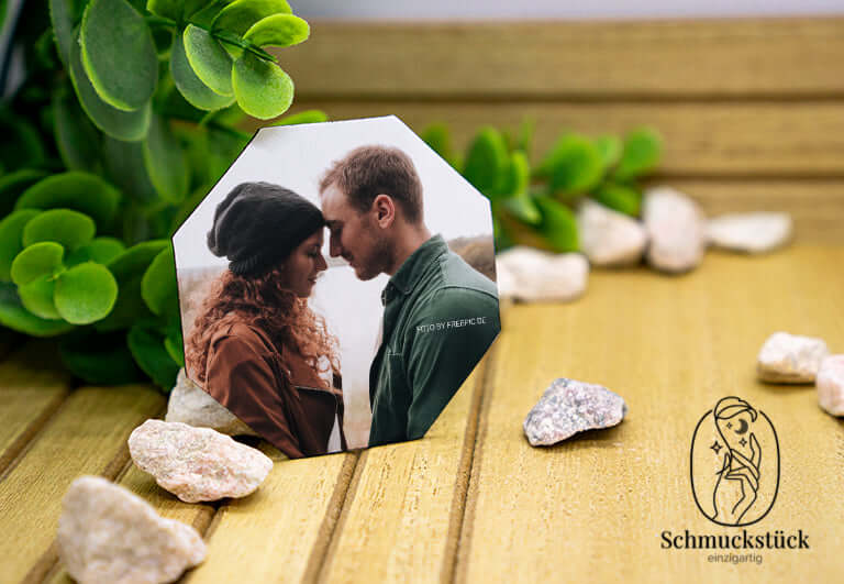 Kühlschrankmagnet / Magnet mit individuellen Foto / Text, Schmuckstück - einzigartig