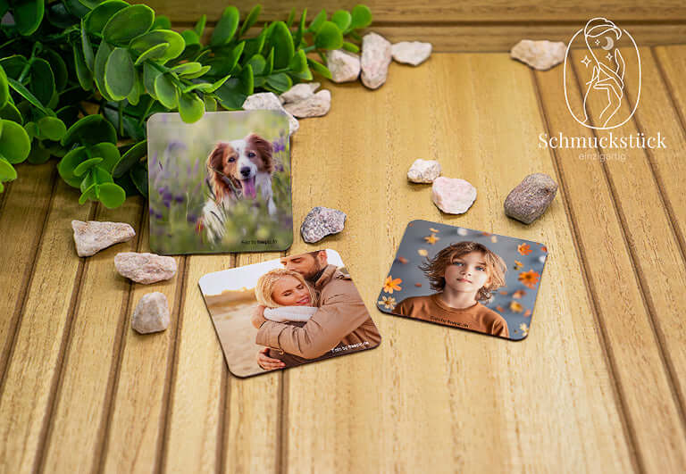 Kühlschrankmagnet / Magnet mit individuellen Foto / Text, Schmuckstück - einzigartig