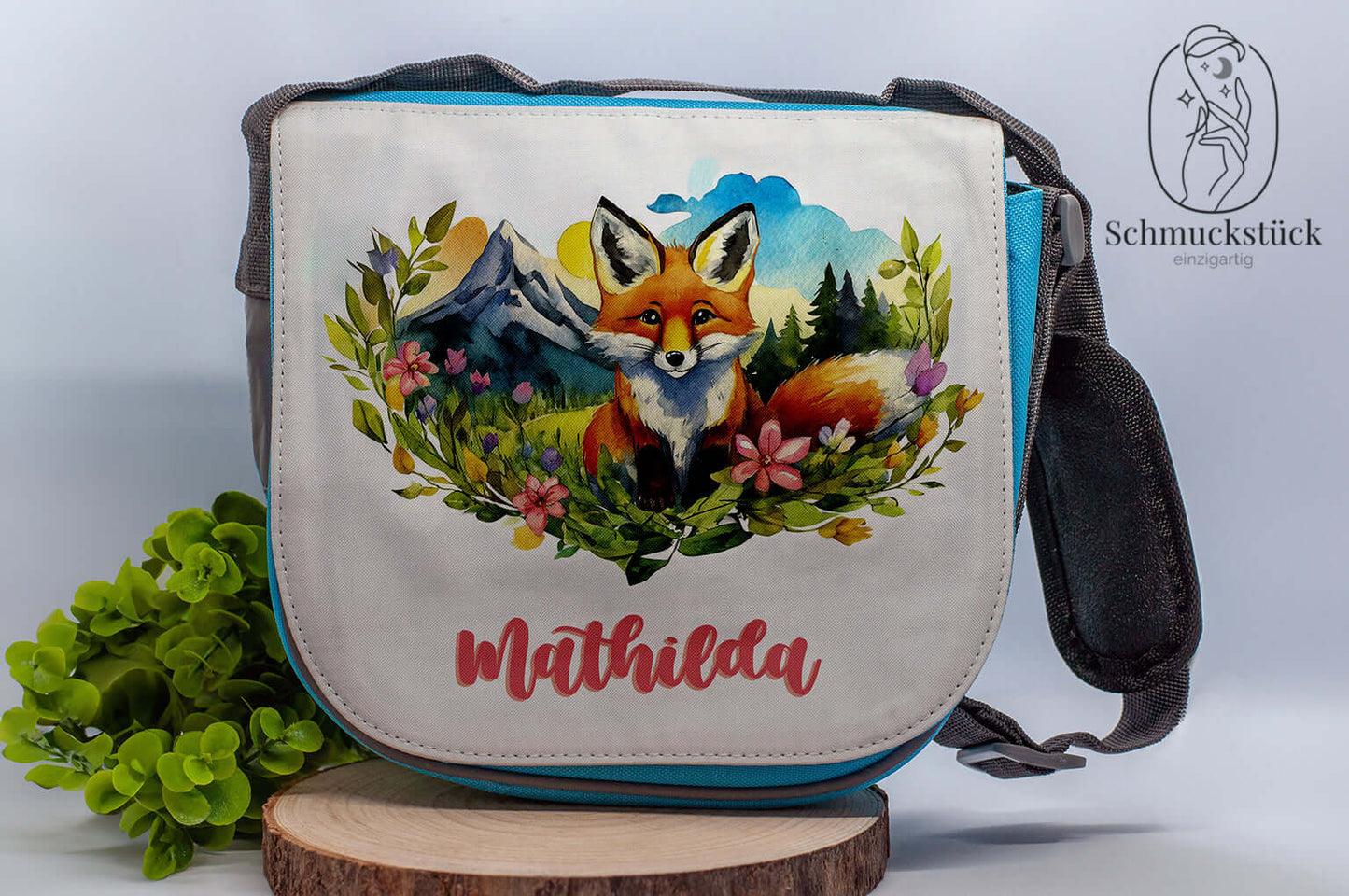 Schultertasche, Tragetasche, Kindergartentasche mit individuellen Aufdruck für Kindergarten oder Schule, Schmuckstück - einzigartig