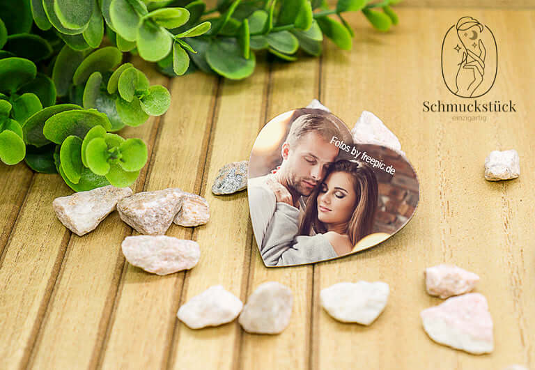 Kühlschrankmagnet / Magnet mit individuellen Foto / Text, Schmuckstück - einzigartig