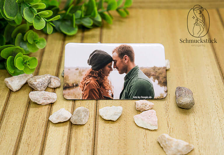 Kühlschrankmagnet / Magnet mit individuellen Foto / Text, Schmuckstück - einzigartig