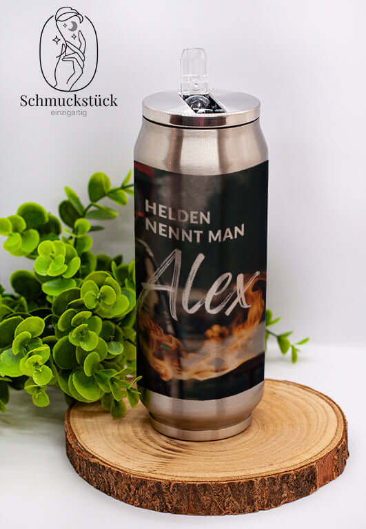 Personalisierte Edelstahl-Thermodose in verschiedenen Größen, Schmuckstück - einzigartig
