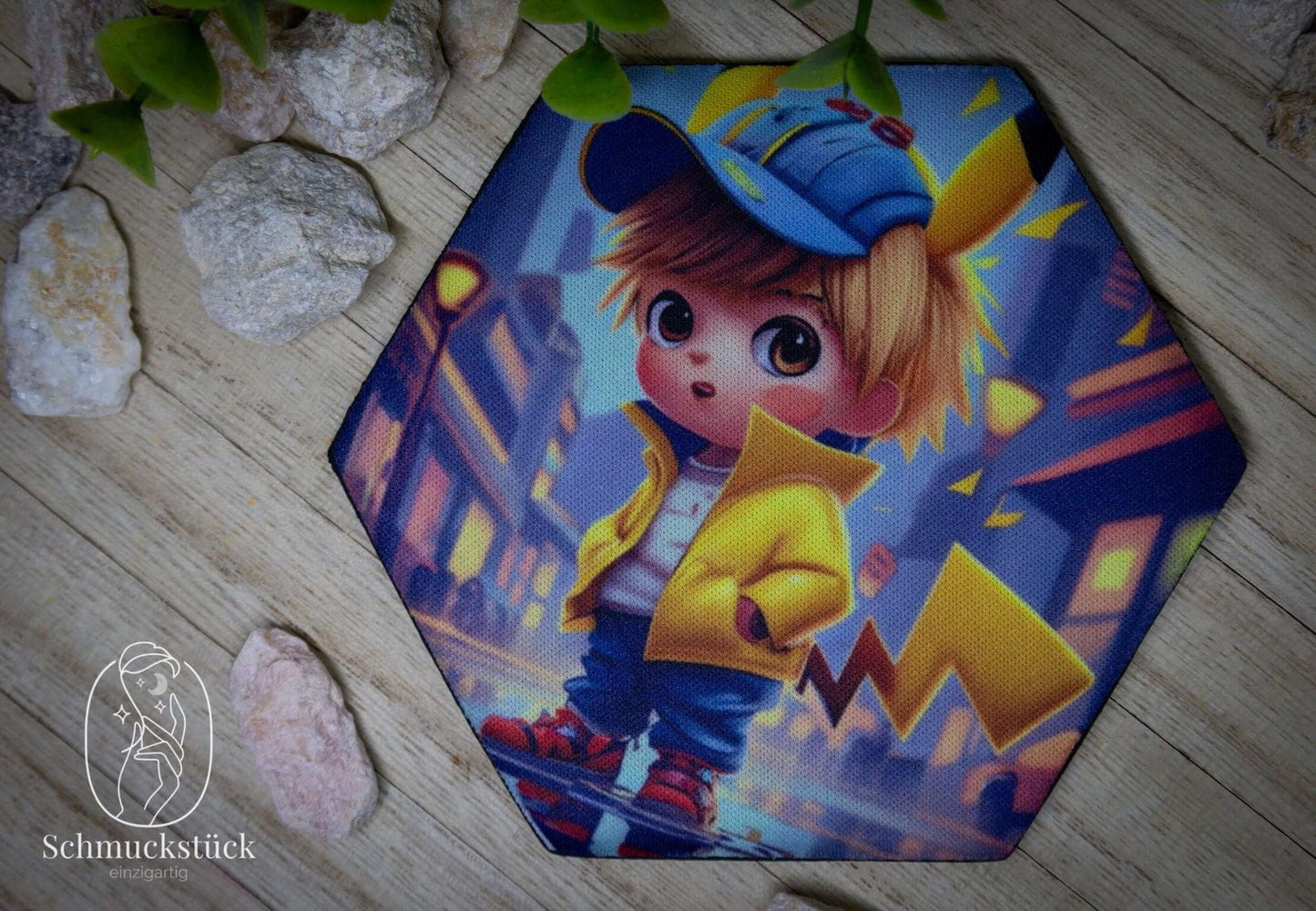 Untersetzer Gummi als Tassenuntersetzer mit eigenem Foto oder Text, Schmuckstück - einzigartig