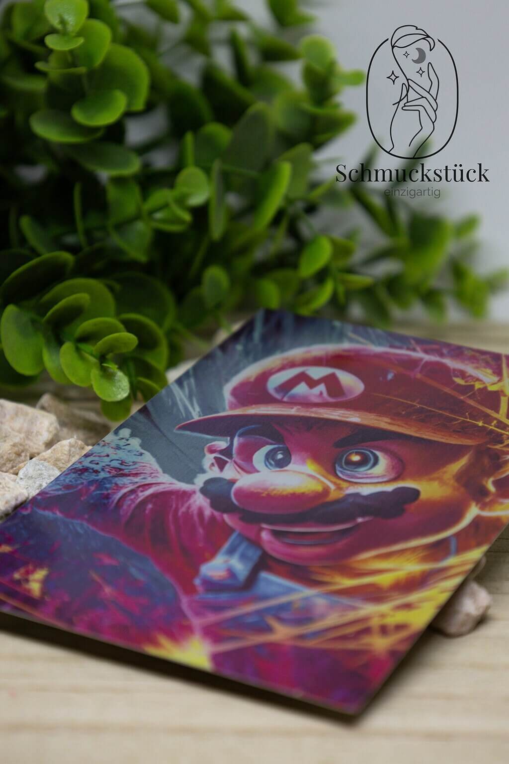 individuelles Foto auf Aluminiumschild *10x15 / 20x30 / Visitenkarte, Schmuckstück - einzigartig