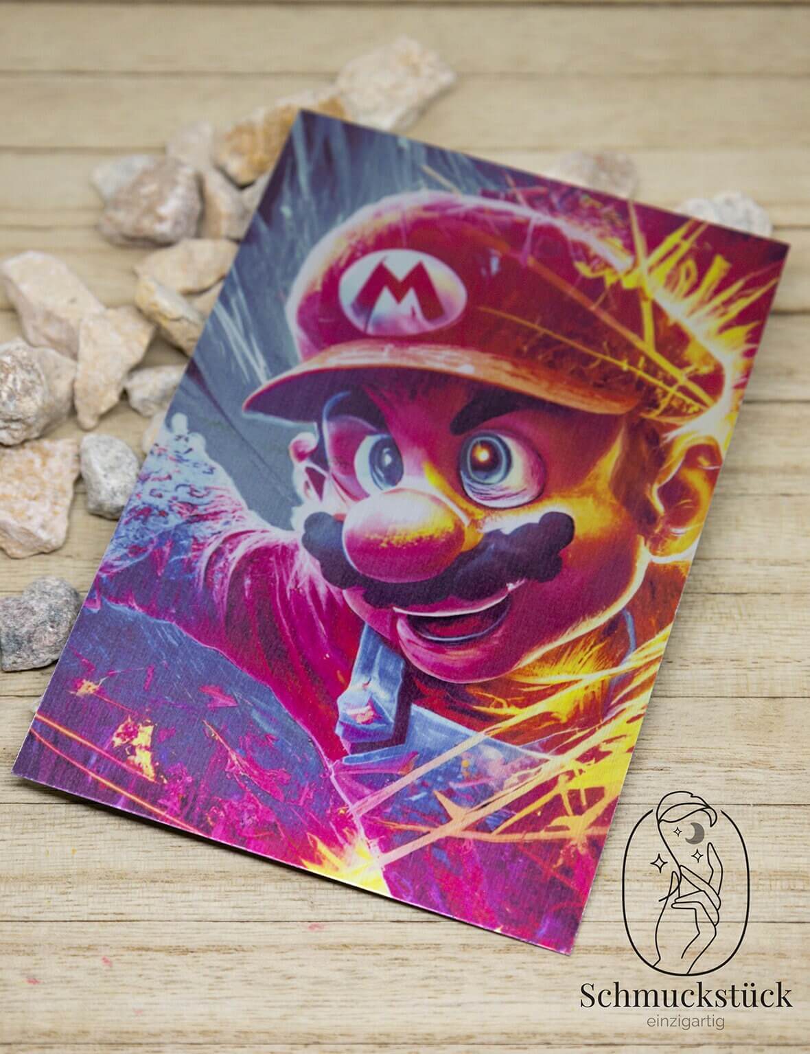 individuelles Foto auf Aluminiumschild *10x15 / 20x30 / Visitenkarte, Schmuckstück - einzigartig