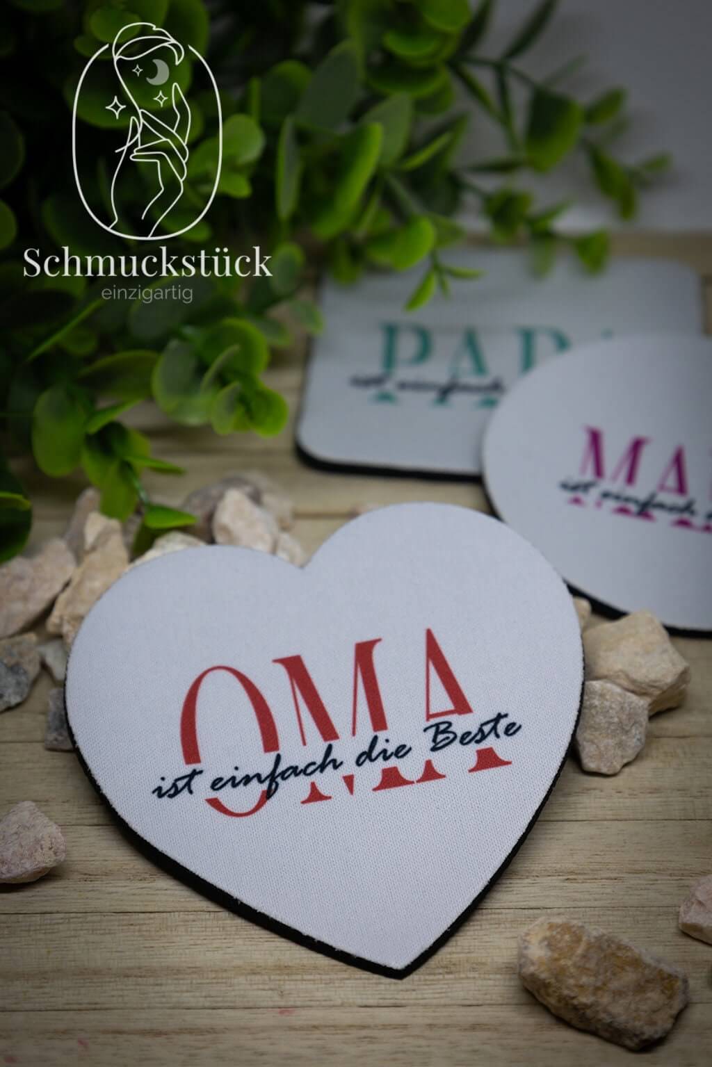 Untersetzer Gummi als Tassenuntersetzer mit eigenem Foto oder Text, Schmuckstück - einzigartig