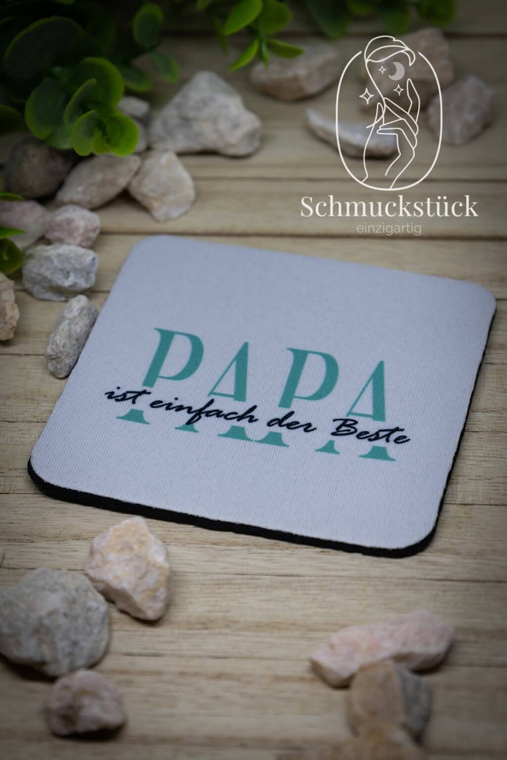 Untersetzer Gummi als Tassenuntersetzer mit eigenem Foto oder Text, Schmuckstück - einzigartig