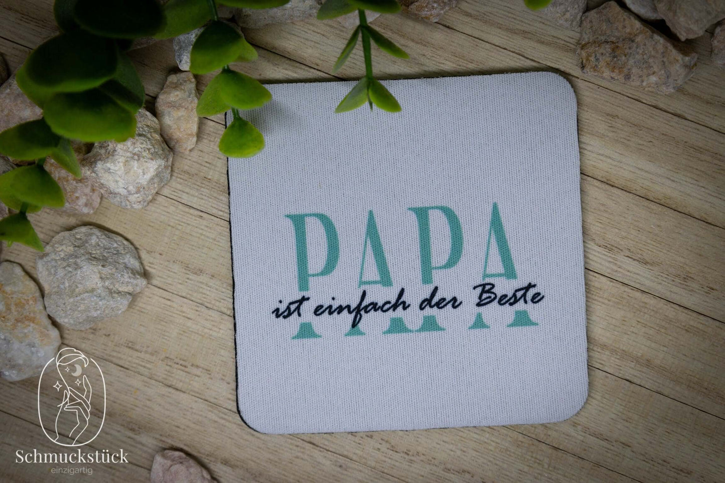 Untersetzer Gummi als Tassenuntersetzer mit eigenem Foto oder Text, Schmuckstück - einzigartig