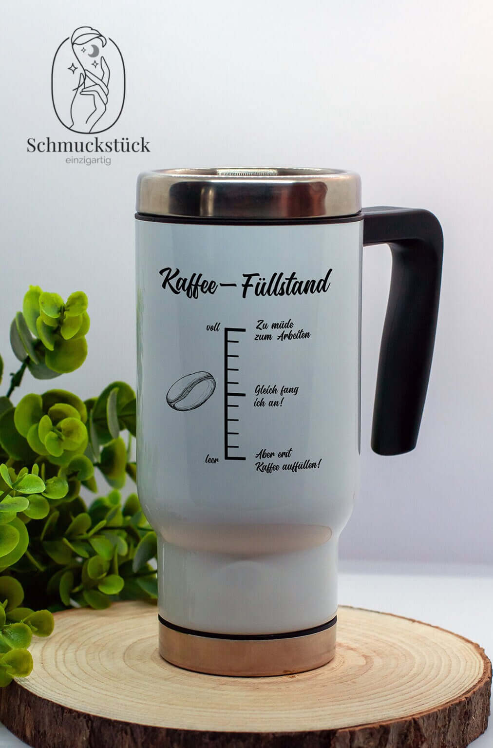 Edelstahl-Thermobecher individuell gestaltet, Schmuckstück - einzigartig