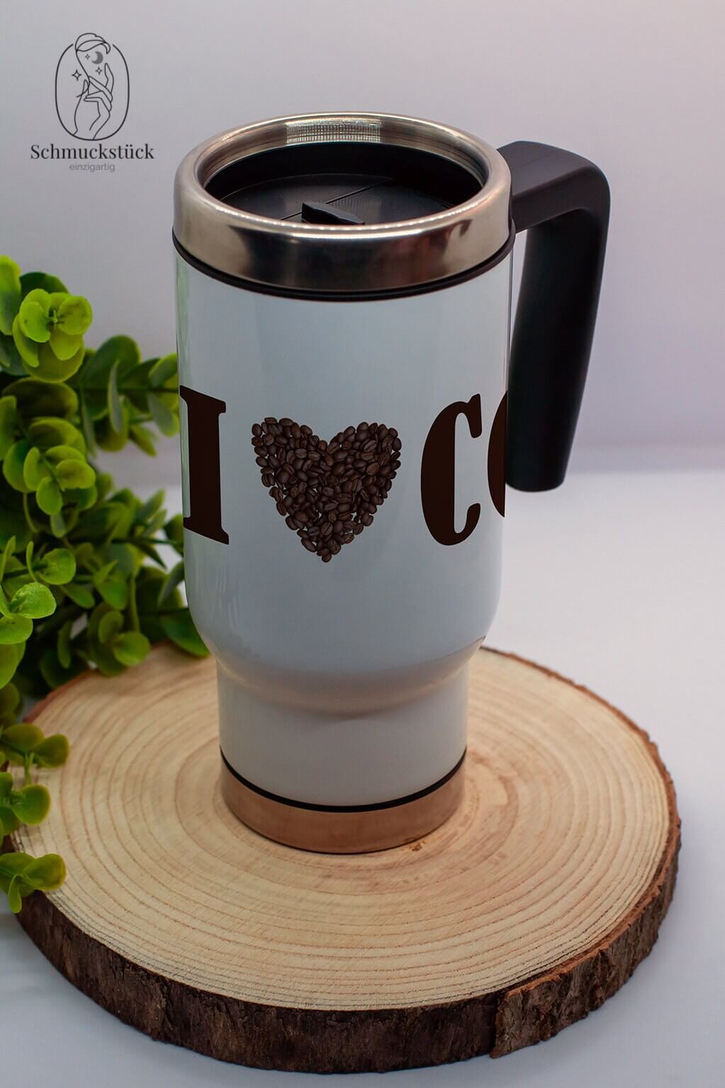 Edelstahl-Thermobecher individuell gestaltet, Schmuckstück - einzigartig