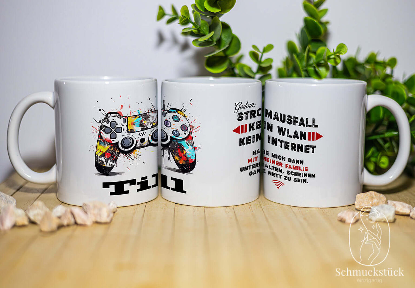 Fototasse mit individuellen Foto, Aufdruck, Text oder Spruch, Schmuckstück - einzigartig