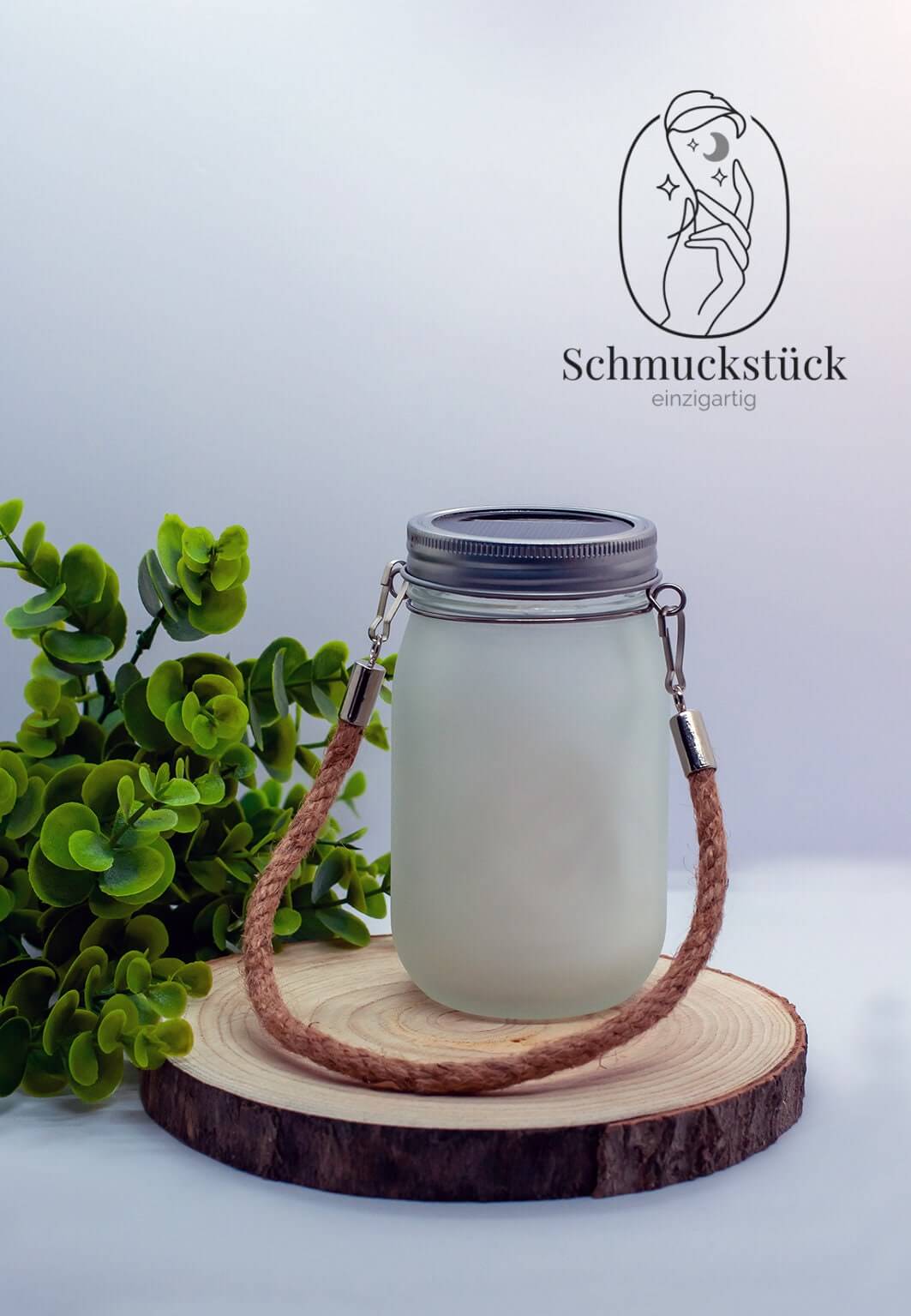 personalisiertes stimmungsvolles Solarlicht, Solarleuchte *Garten, Balkon, Camping, Outdoor, Schmuckstück - einzigartig