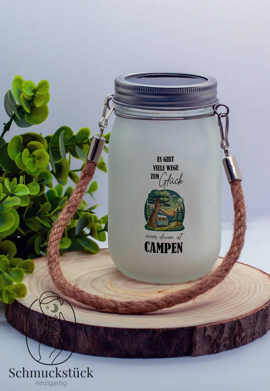 personalisiertes stimmungsvolles Solarlicht, Solarleuchte *Garten, Balkon, Camping, Outdoor, Schmuckstück - einzigartig