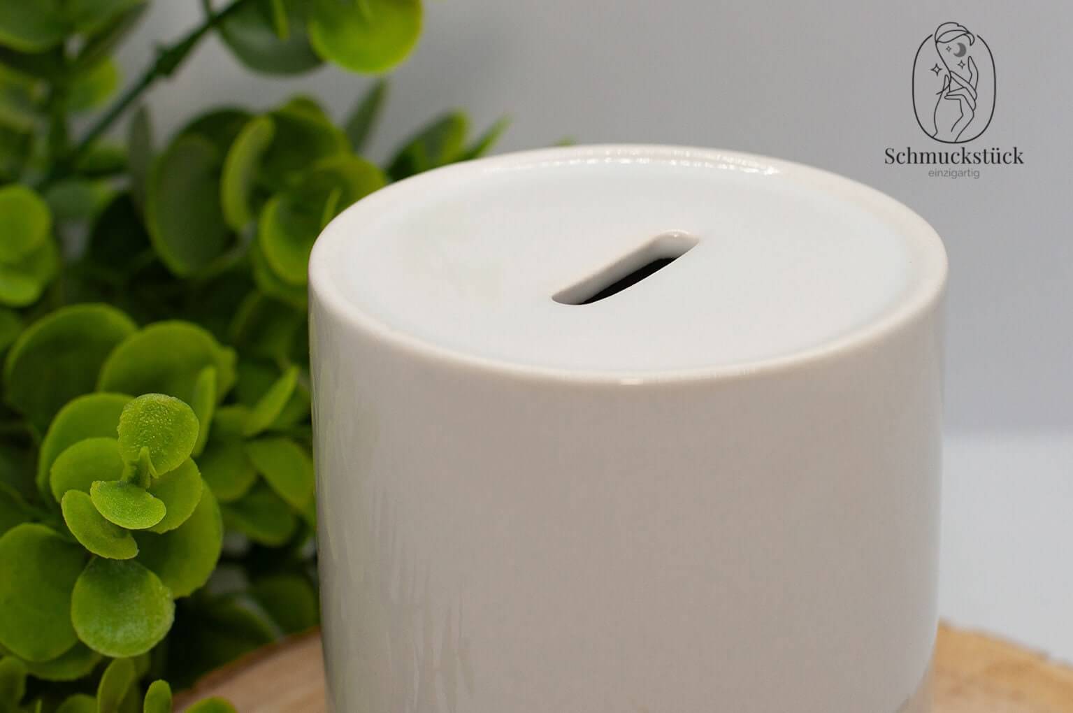 personalisierte Spardose mit Foto und Name oder Wunschmotiv *Geschenkidee zum Sparen, Schmuckstück - einzigartig