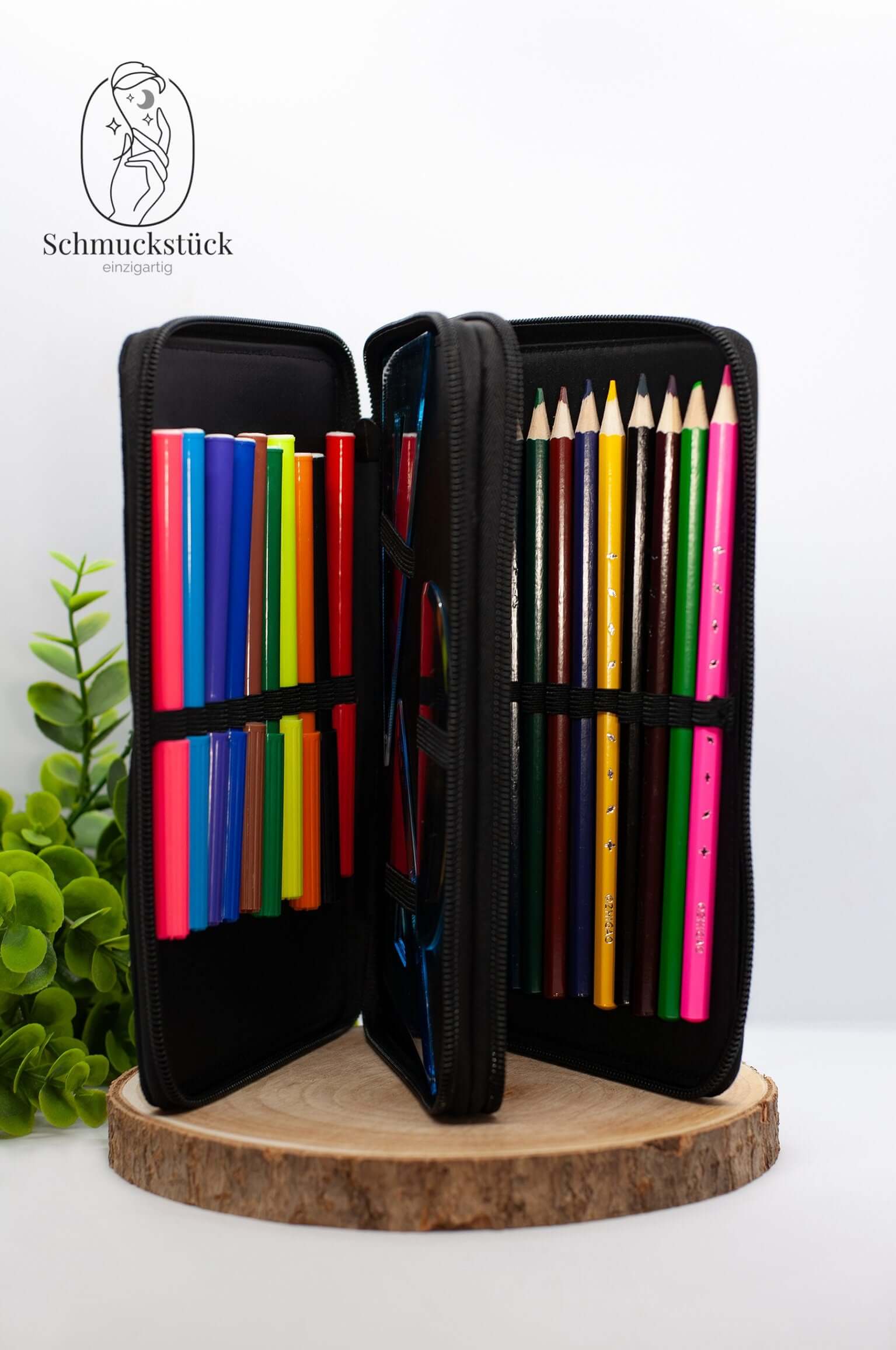 Federmappe mit Motiv, Foto oder Name *individuell gestaltbar, Schmuckstück - einzigartig