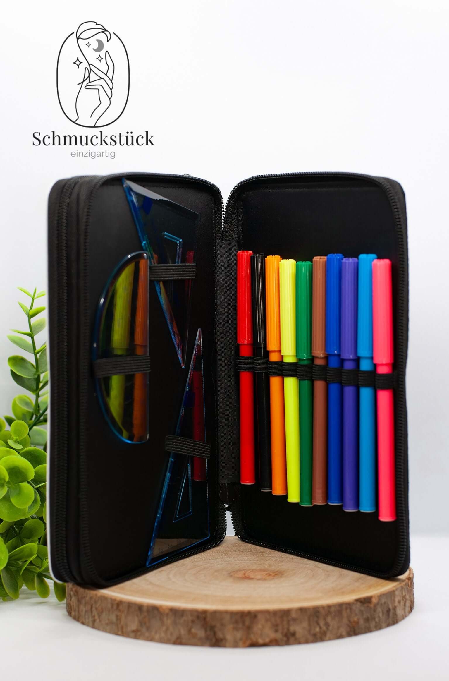 Federmappe mit Motiv, Foto oder Name *individuell gestaltbar, Schmuckstück - einzigartig