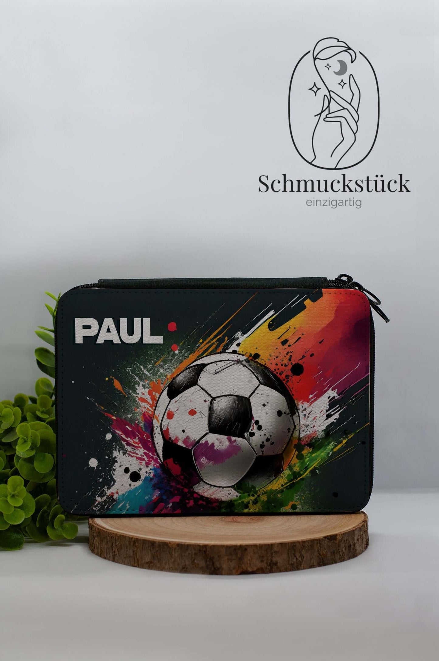 Federmappe mit Motiv, Foto oder Name *individuell gestaltbar, Schmuckstück - einzigartig
