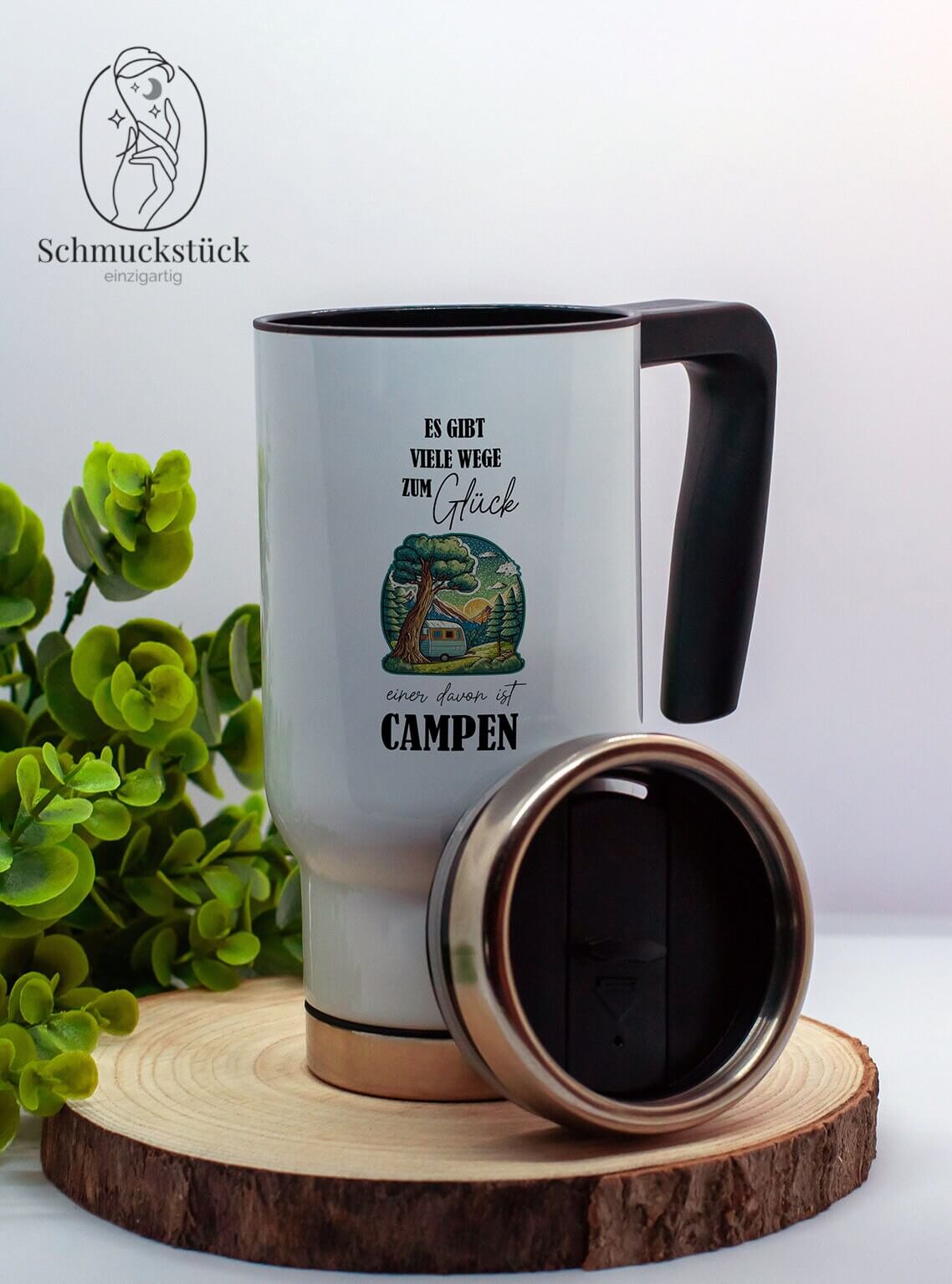 Edelstahl-Thermobecher individuell gestaltet, Schmuckstück - einzigartig