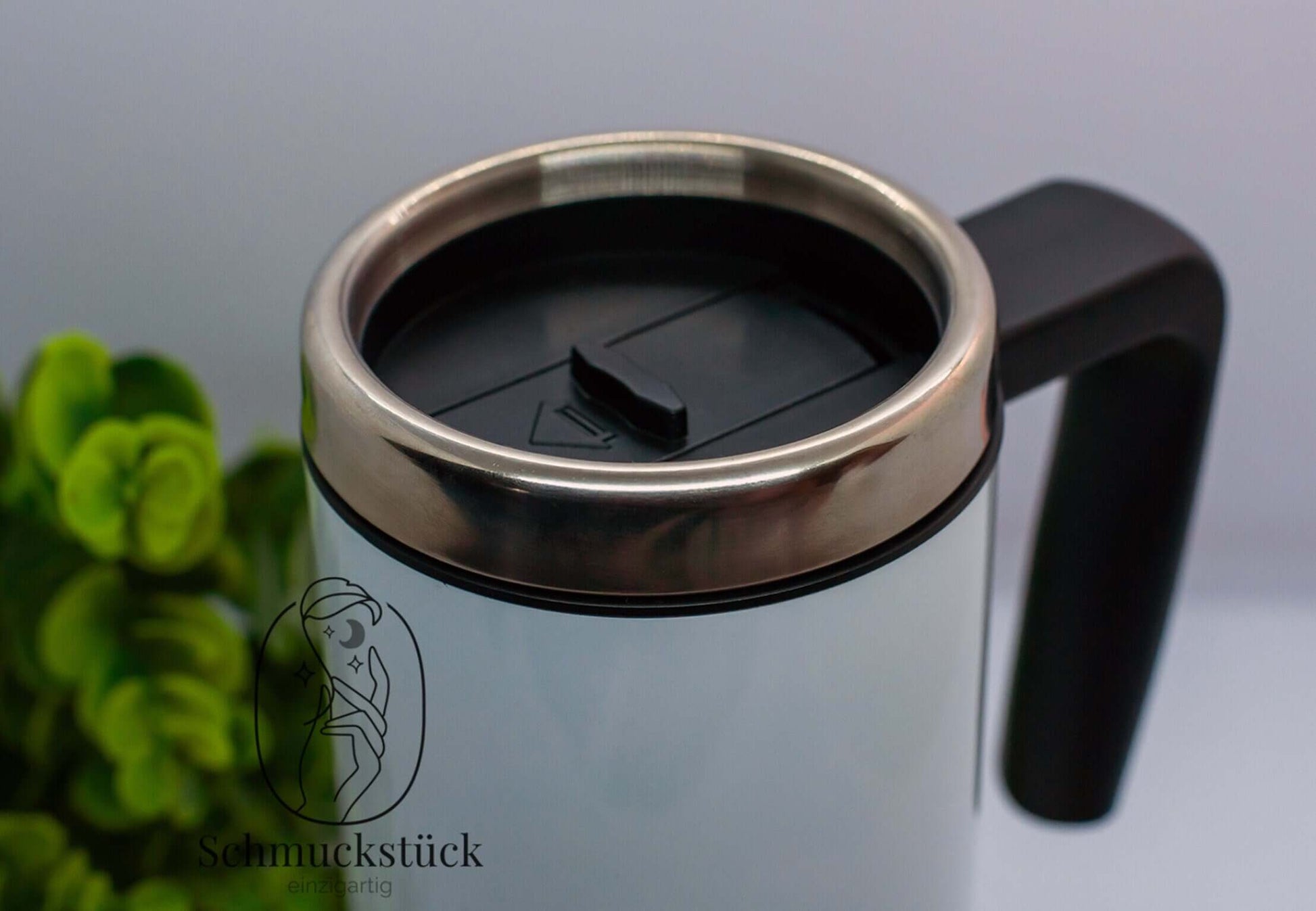 Edelstahl-Thermobecher individuell gestaltet, Schmuckstück - einzigartig
