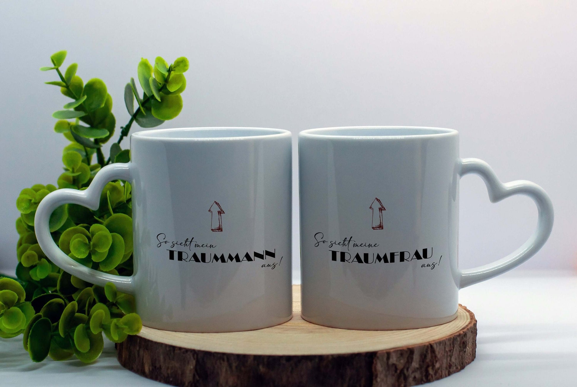 personalisierte Valentinstagstassen, Mr & Mrs Partnertassen *Geschenkidee zur Hochzeit, Partner, Tassenset, Schmuckstück - einzigartig