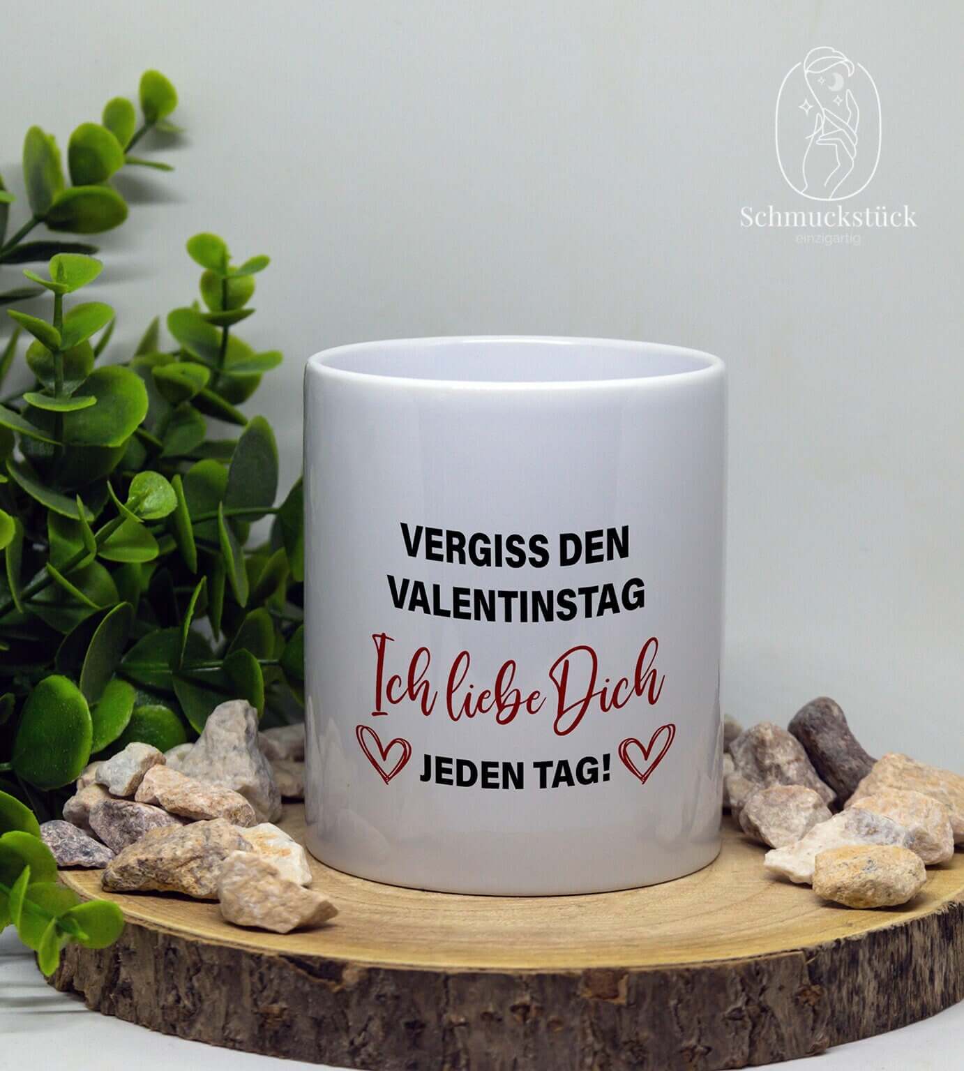 Personalisierte Tassen zum Jahrestag, Valentinstag *Geschenkidee für Hochzeit, Schmuckstück - einzigartig