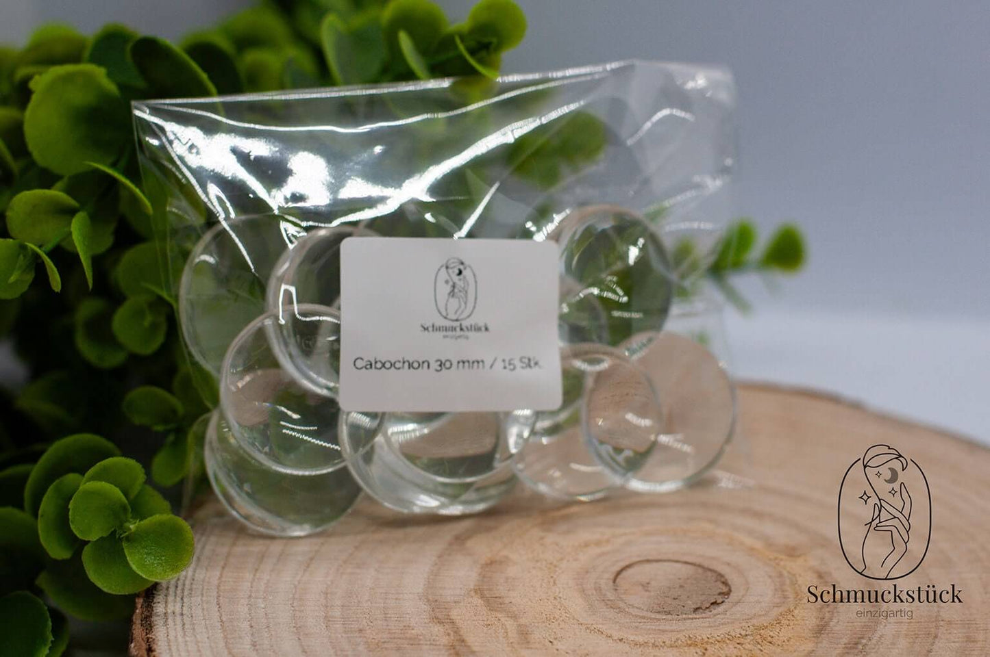 Glas Cabochon / 8 / 10 / 12 / 20 / 25 / 30 / 18x24 / rund / oval, Schmuckstück - einzigartig
