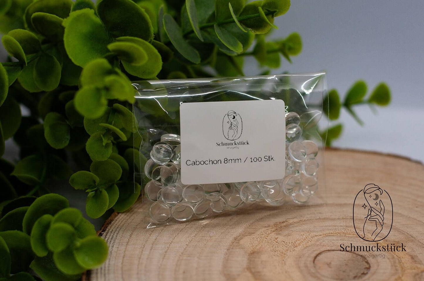Glas Cabochon / 8 / 10 / 12 / 20 / 25 / 30 / 18x24 / rund / oval, Schmuckstück - einzigartig