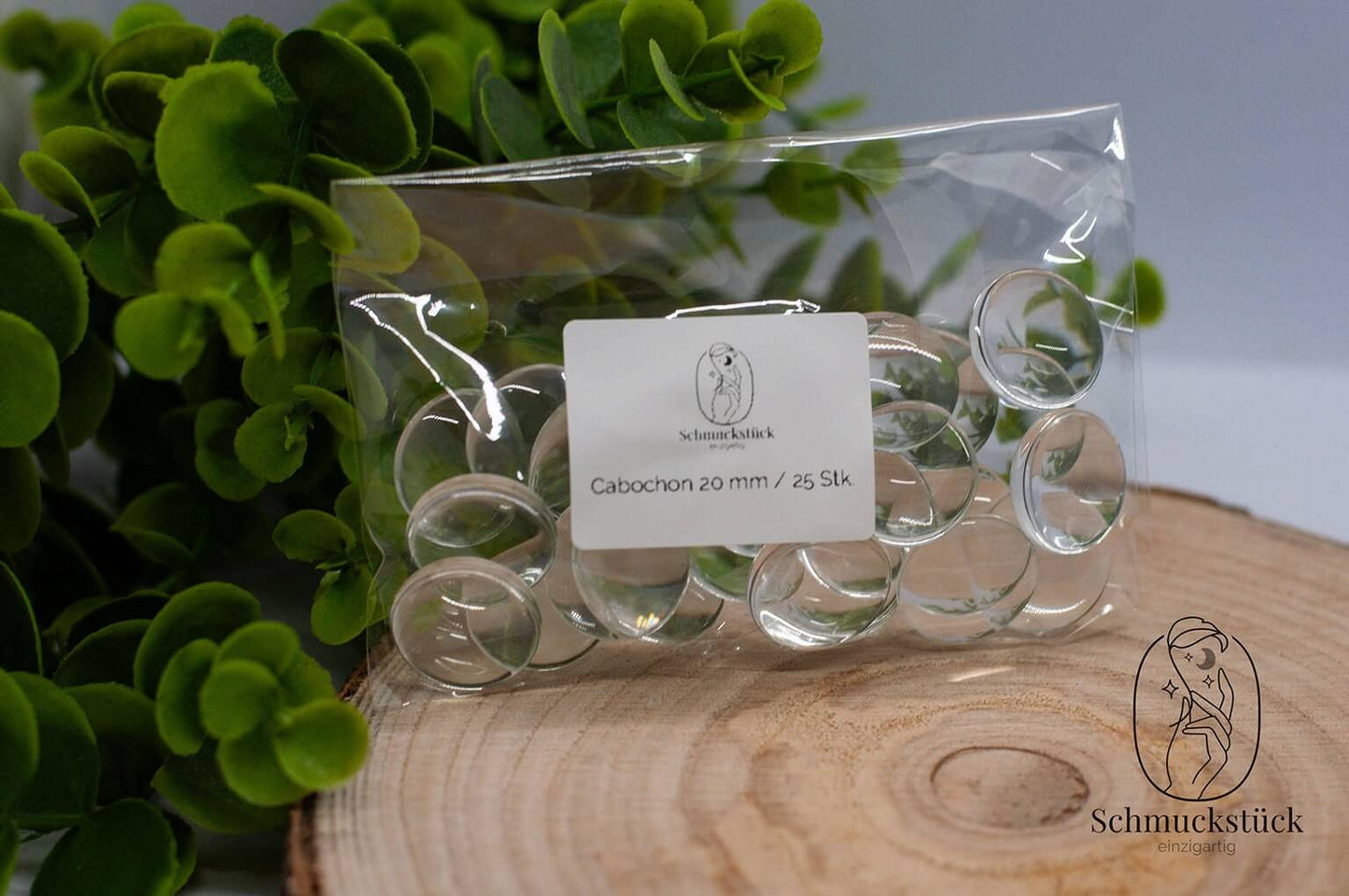 Glas Cabochon / 8 / 10 / 12 / 20 / 25 / 30 / 18x24 / rund / oval, Schmuckstück - einzigartig