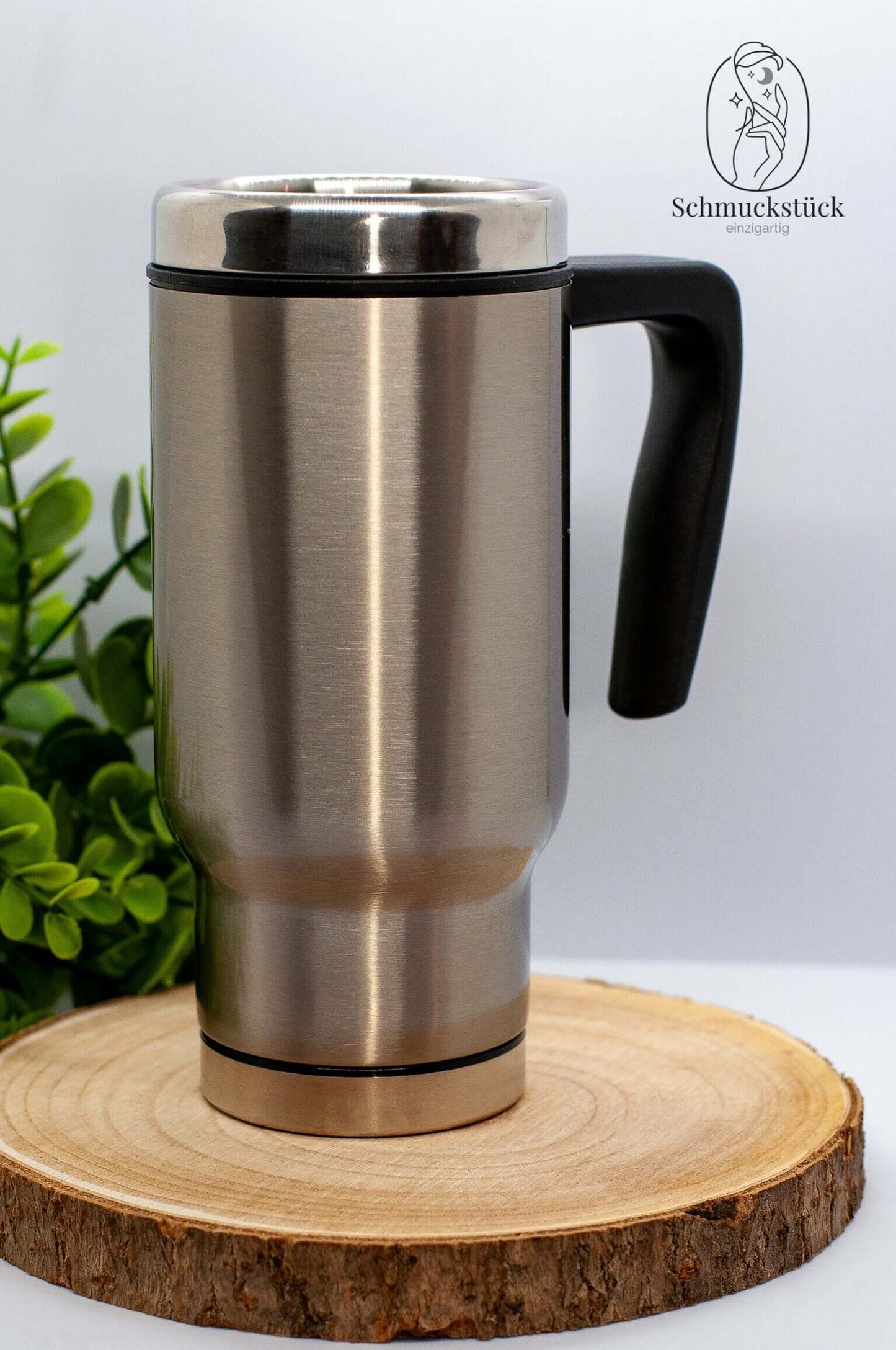 Edelstahl-Thermobecher individuell gestaltet, Schmuckstück - einzigartig