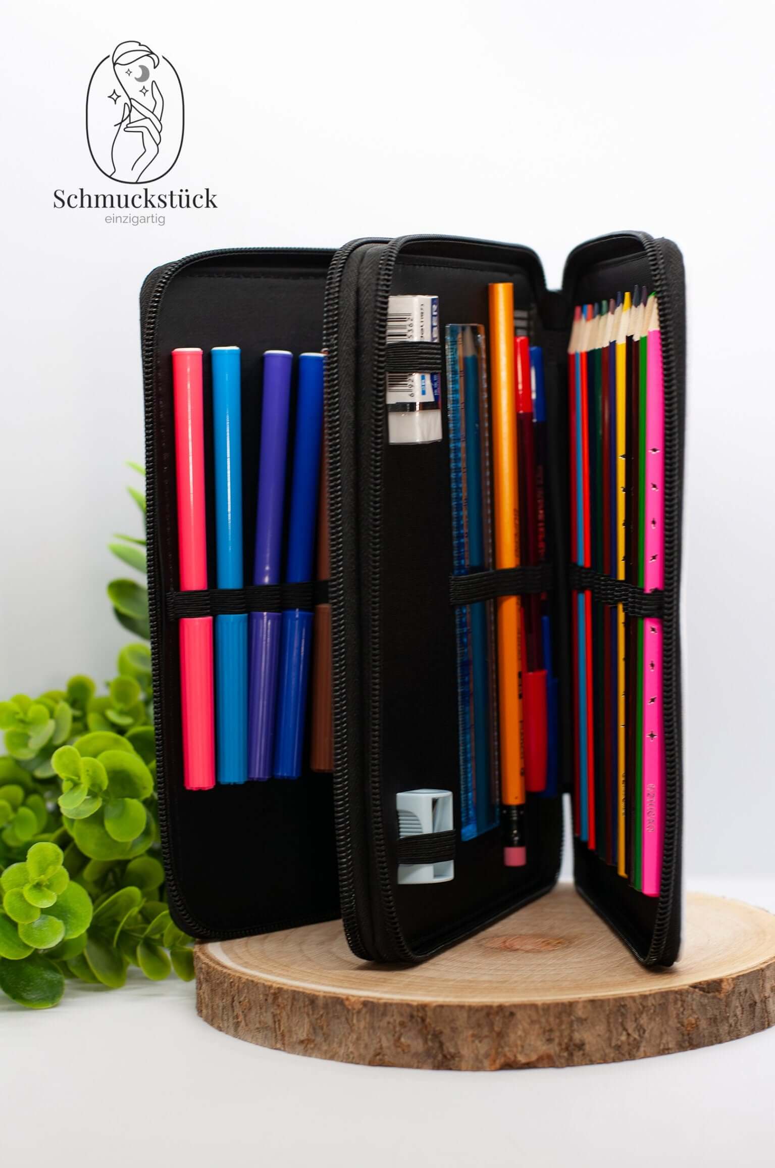 Federmappe mit Motiv, Foto oder Name *individuell gestaltbar, Schmuckstück - einzigartig