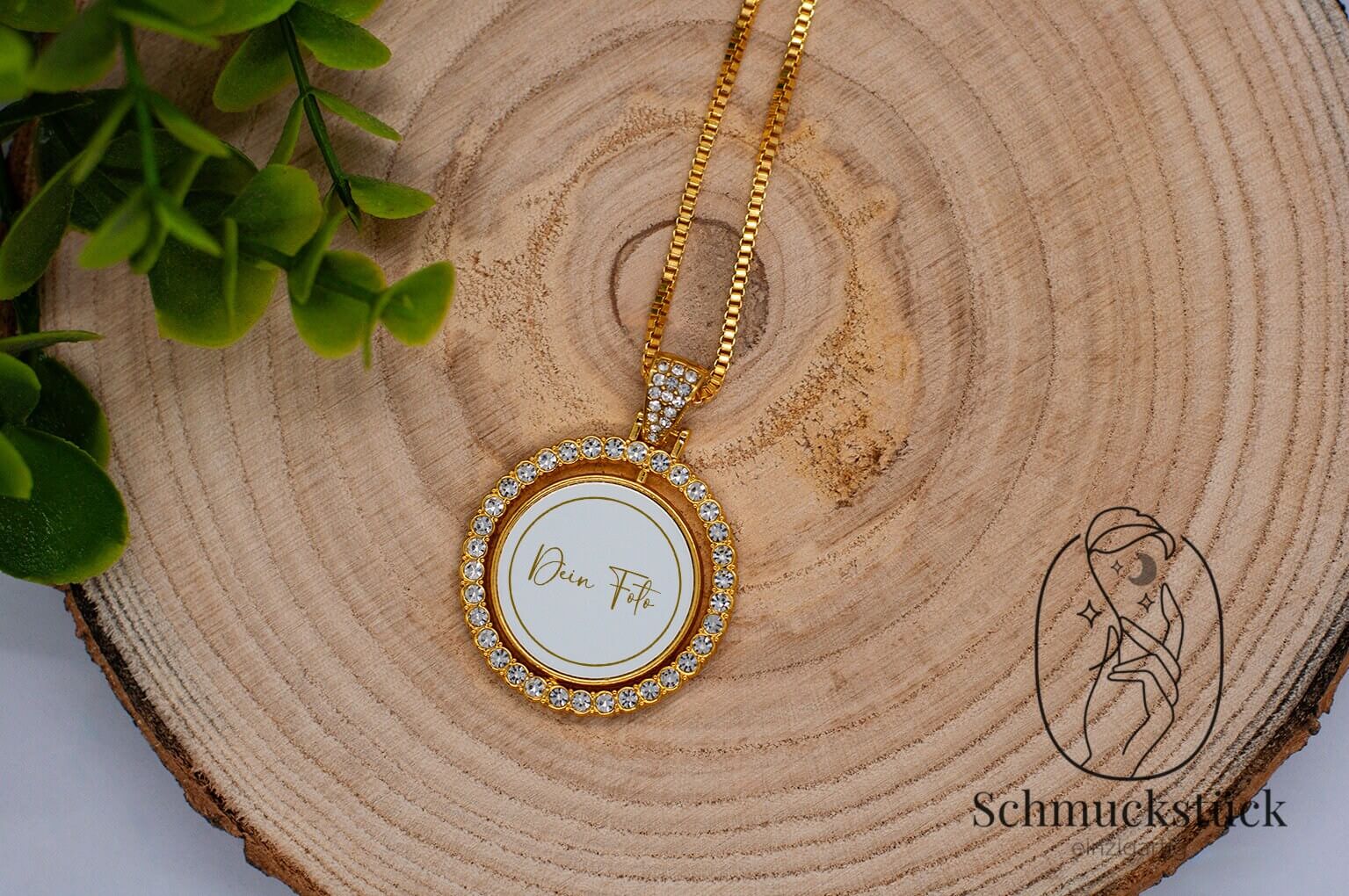 Kette mit individuellen Aufdruck *eigenes Foto, Design oder Logo, Schmuckstück - einzigartig