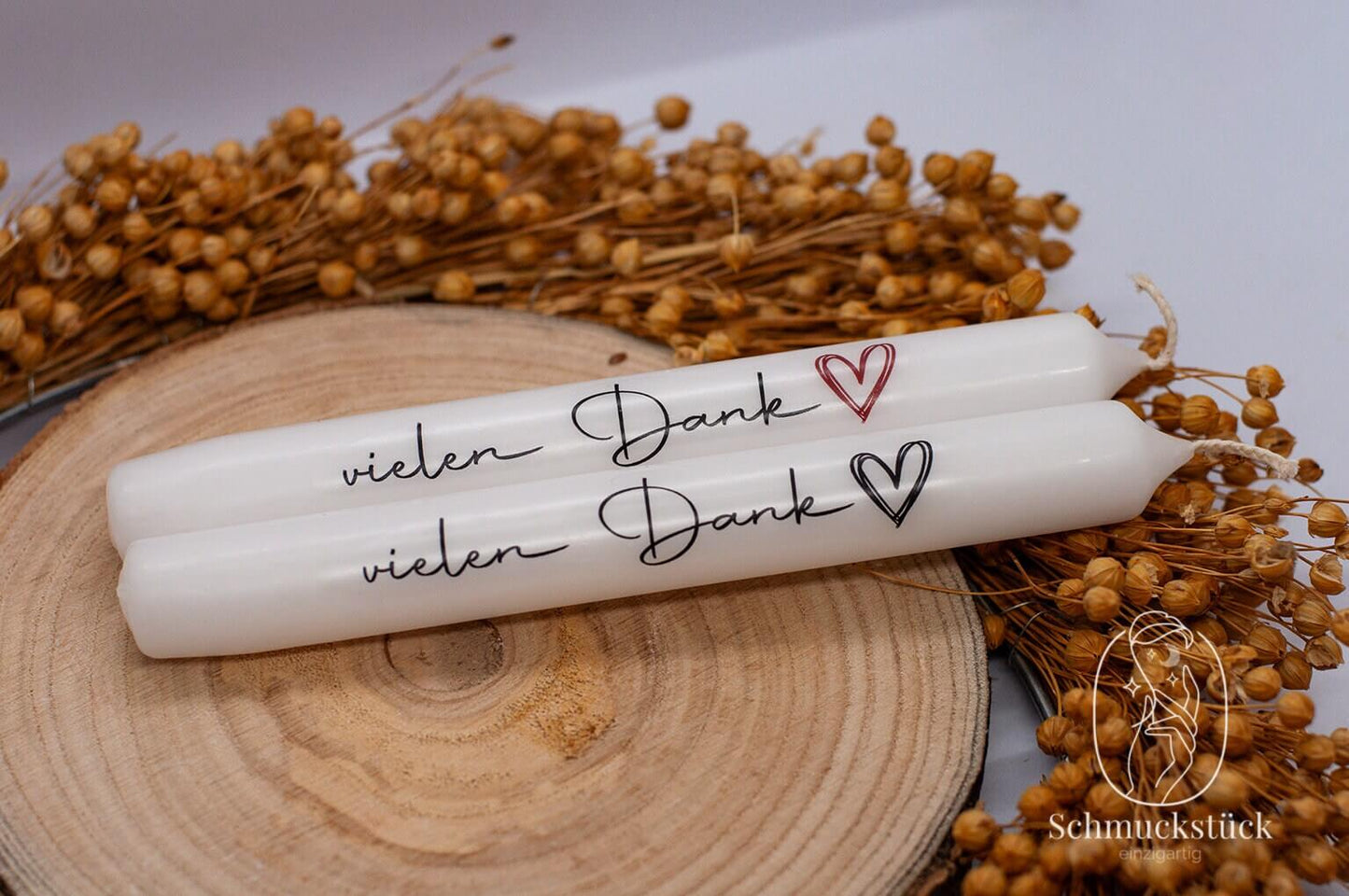 keramische Häuser mit Kerzen auf Holz-Geschenkverpackung *Geschenkidee, Schmuckstück - einzigartig