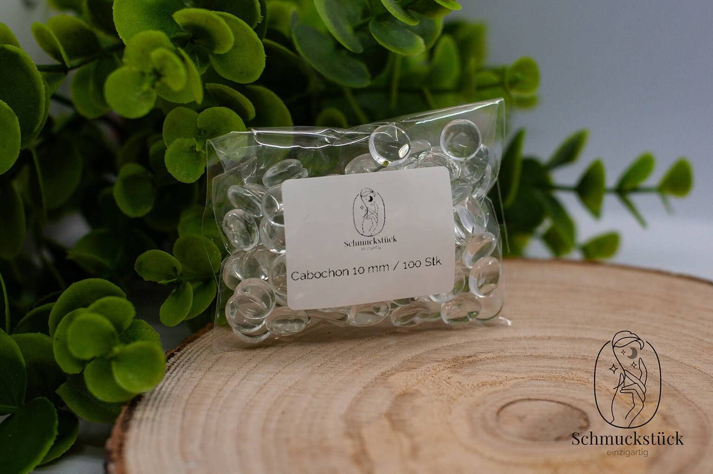 Glas Cabochon / 8 / 10 / 12 / 20 / 25 / 30 / 18x24 / rund / oval, Schmuckstück - einzigartig