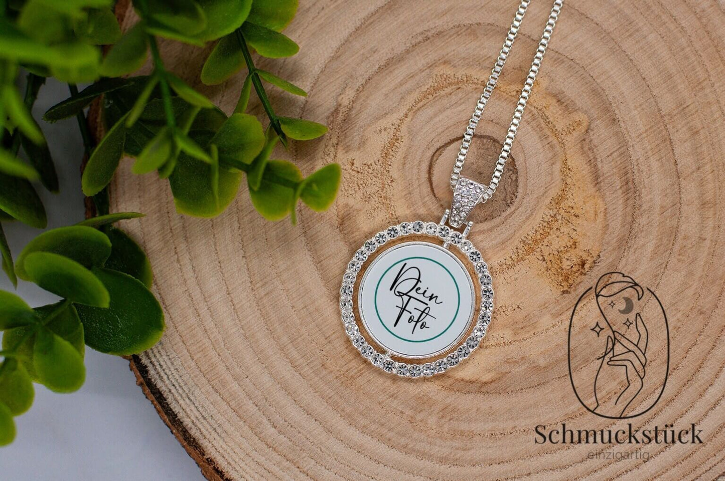 Kette mit individuellen Aufdruck *eigenes Foto, Design oder Logo, Schmuckstück - einzigartig