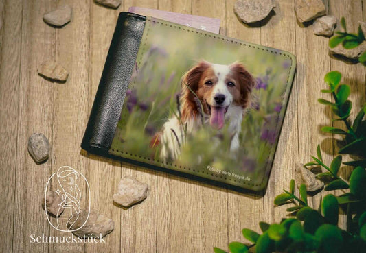 Geldbörse mit eigenem individuellem Foto oder Text, Schmuckstück - einzigartig