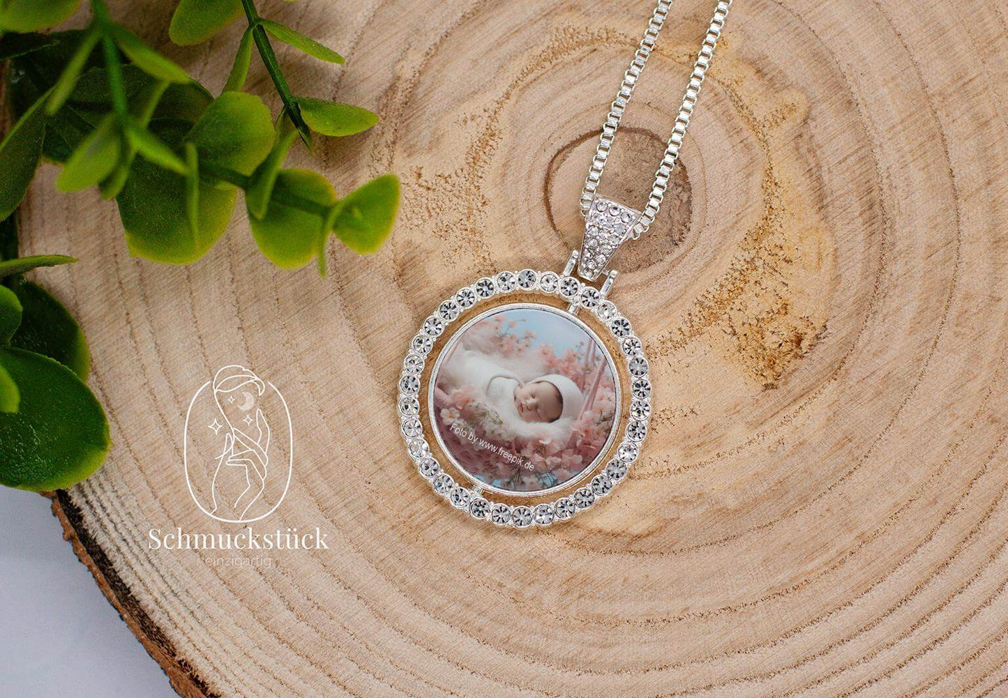 Kette mit individuellen Aufdruck *eigenes Foto, Design oder Logo, Schmuckstück - einzigartig