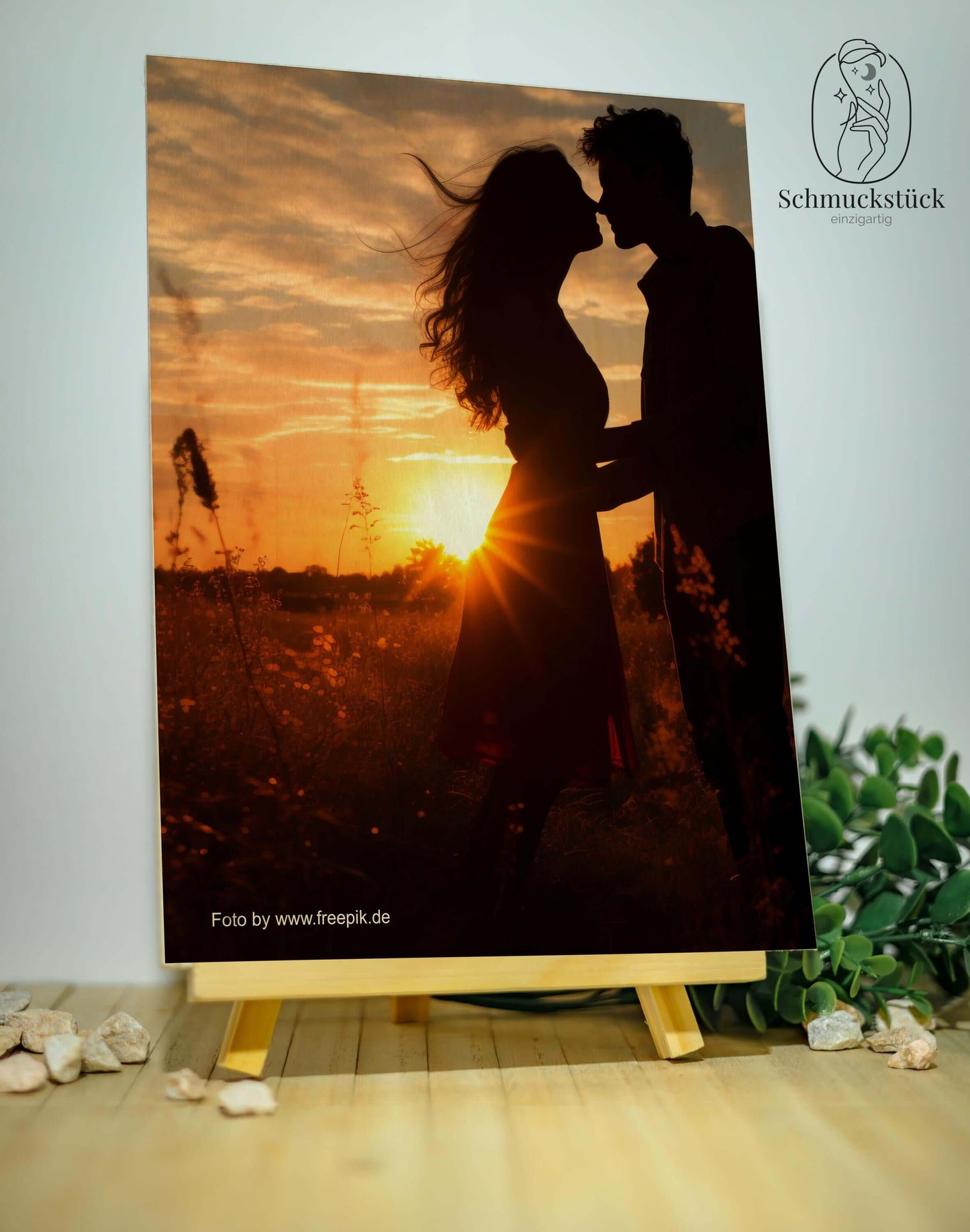 individuelles Foto auf Aluminiumschild *10x15 / 20x30 / Visitenkarte, Schmuckstück - einzigartig