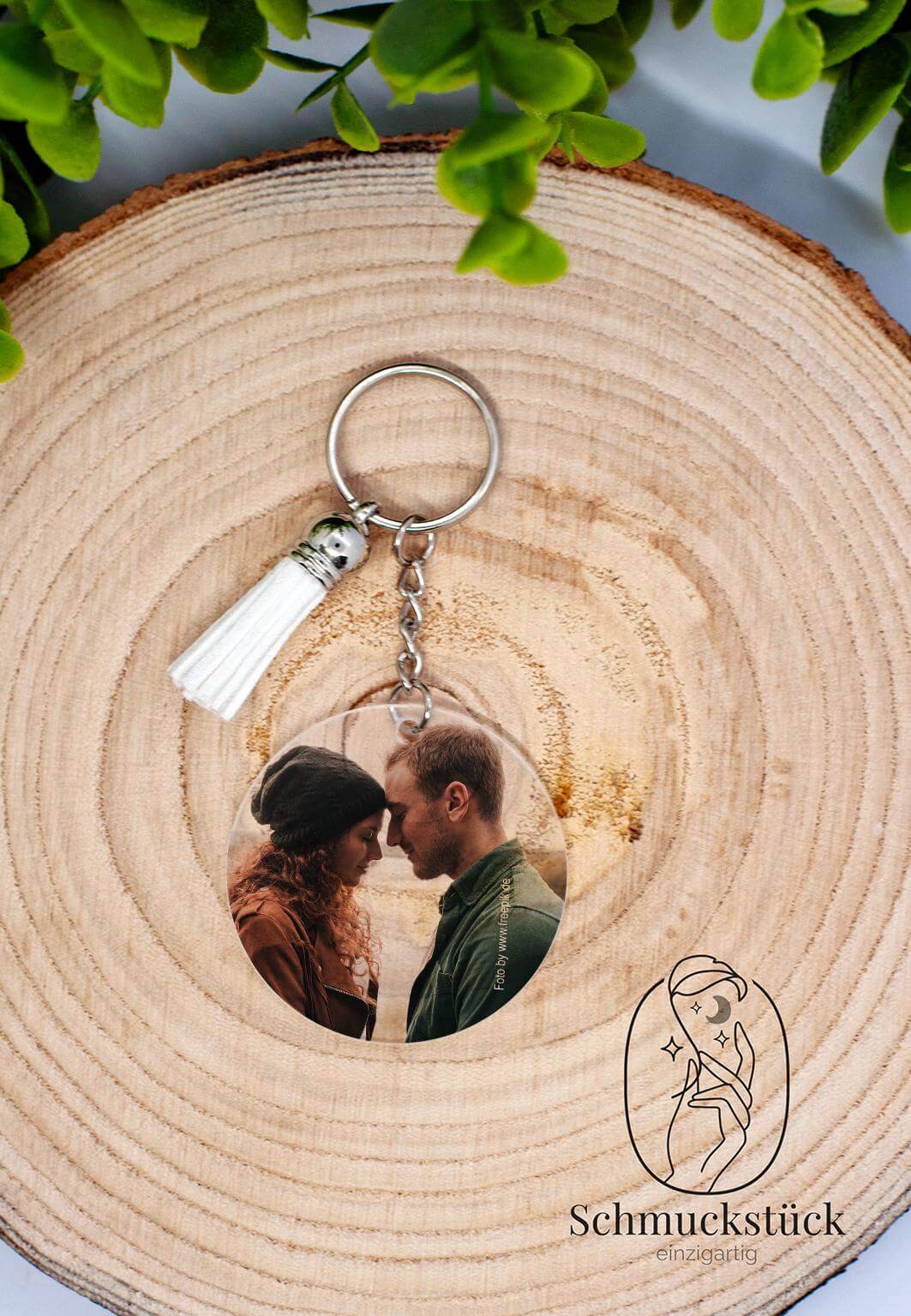 Acryl Schlüsselanhänger mit individuellen Aufdruck *Foto *Text als Geschenkidee, Schmuckstück - einzigartig