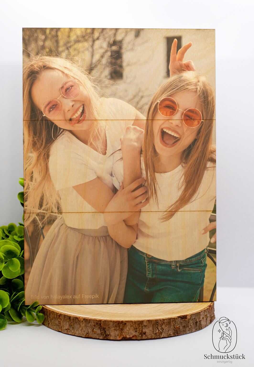 Foto auf Holz *individuell gestaltbar *20x28 cm, Schmuckstück - einzigartig