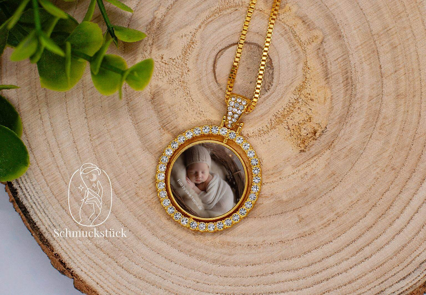 Kette mit individuellen Aufdruck *eigenes Foto, Design oder Logo, Schmuckstück - einzigartig