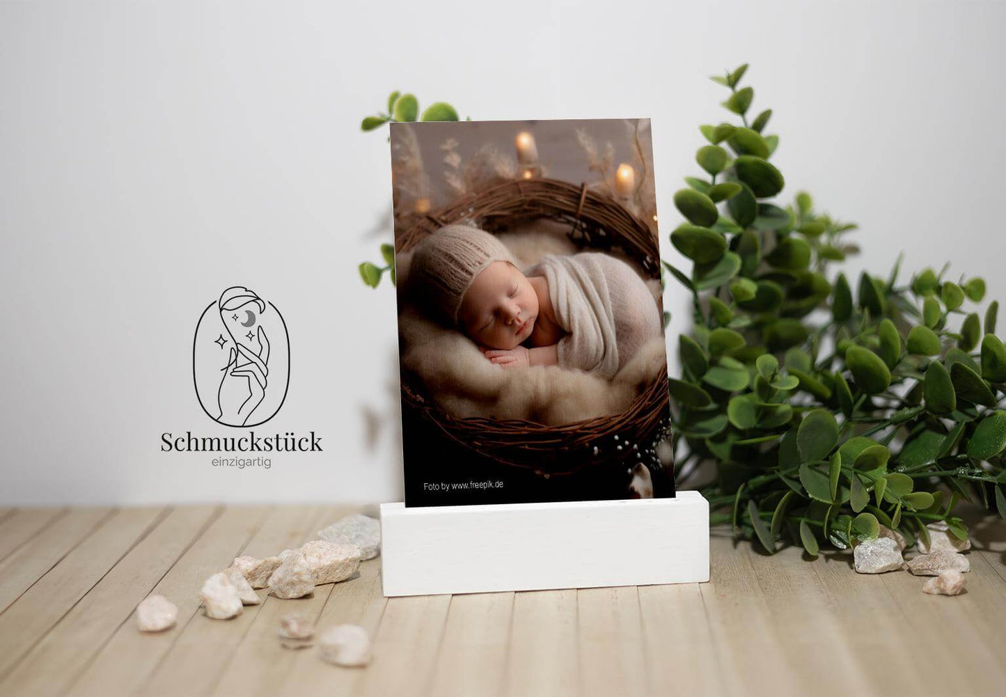 individuelles Foto auf Aluminiumschild *10x15 / 20x30 / Visitenkarte, Schmuckstück - einzigartig