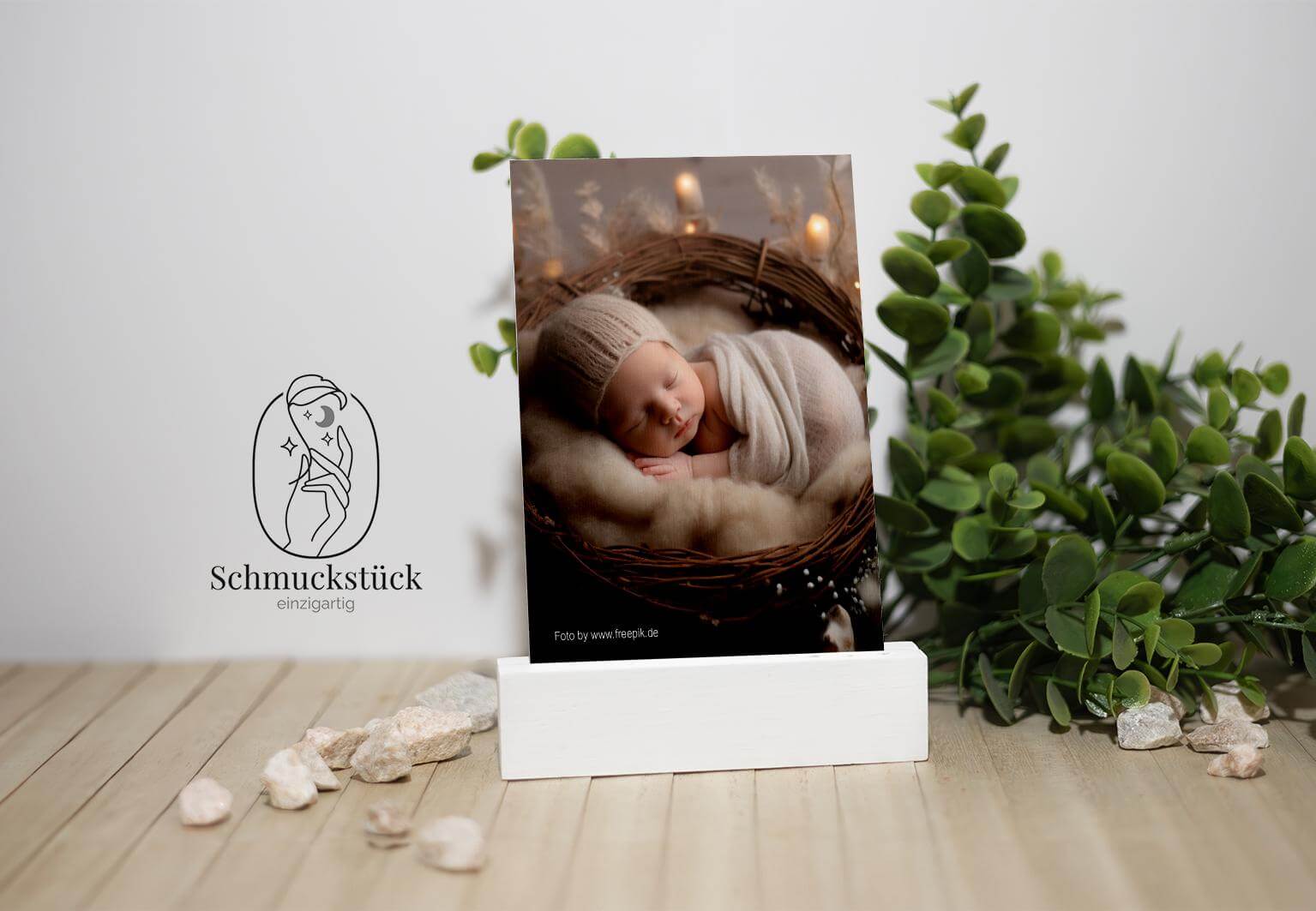 individuelles Foto auf Aluminiumschild *10x15 / 20x30 / Visitenkarte, Schmuckstück - einzigartig