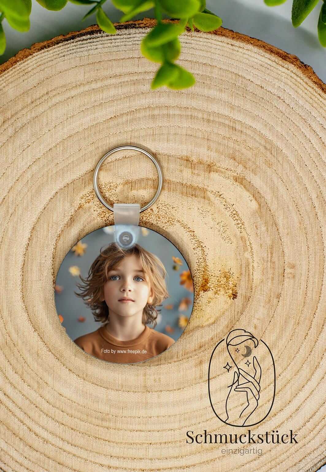 Schlüsselanhänger mit individuellen Aufdruck, Foto, Design oder Logo aus MDF mit Schlüsselring *Geschenkidee, Schmuckstück - einzigartig