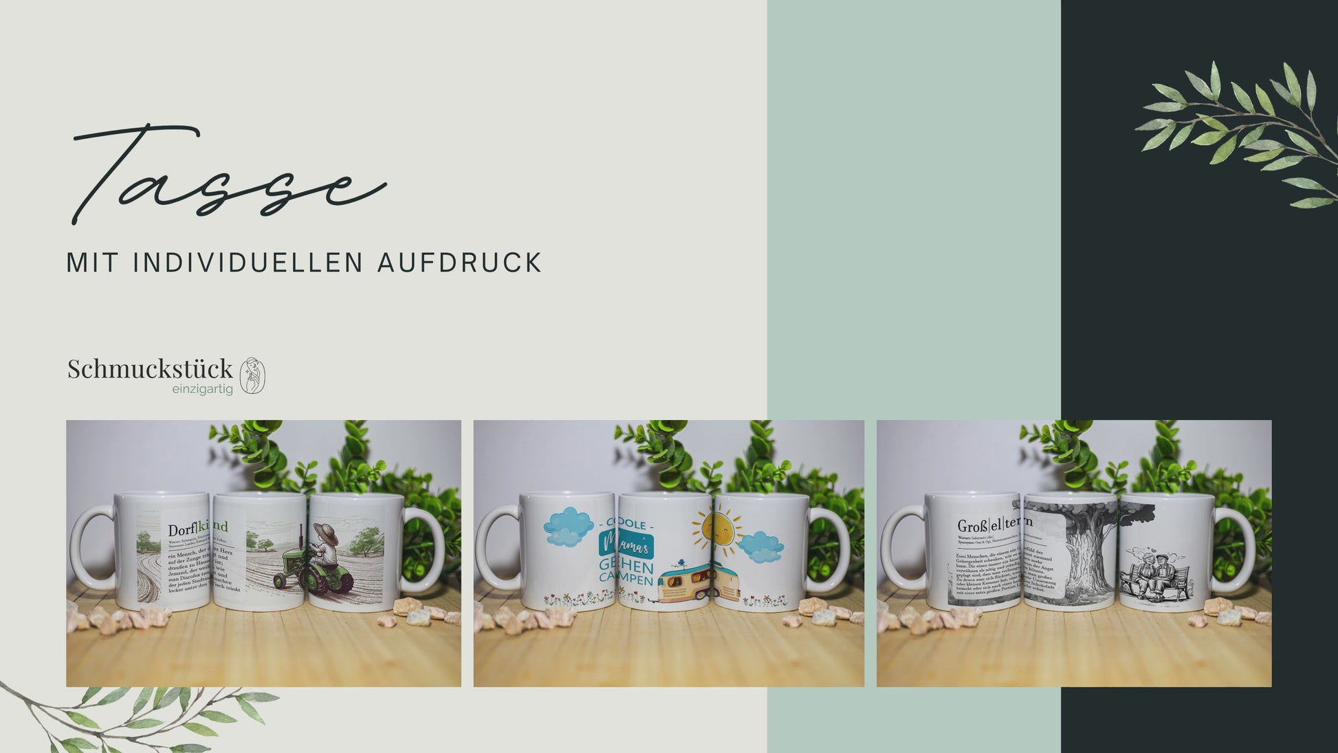 Personalisierte Tassen zum Jahrestag, Valentinstag *Geschenkidee für Hochzeit, Schmuckstück - einzigartig