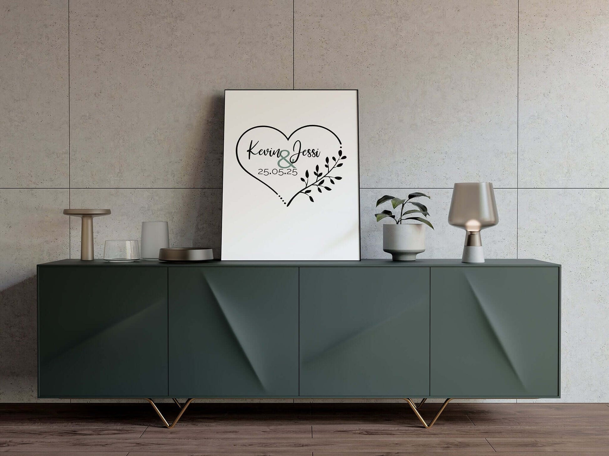 Vorgefertigtes Logo Design, Hochzeits-Monogramm, Modernes Hochzeits-Logo für Hochzeit, Schmuckstück - einzigartig