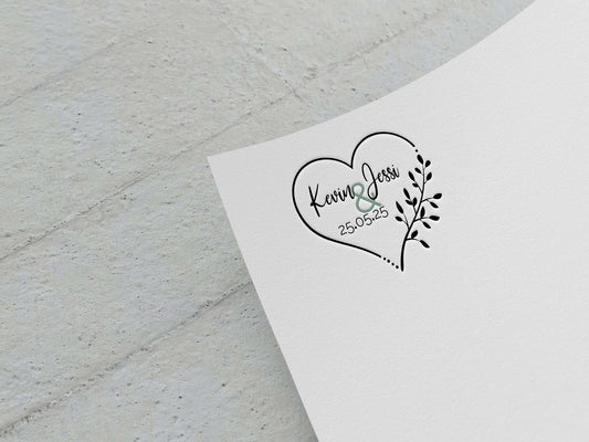 Vorgefertigtes Logo Design, Hochzeits-Monogramm, Modernes Hochzeits-Logo für Hochzeit, Schmuckstück - einzigartig