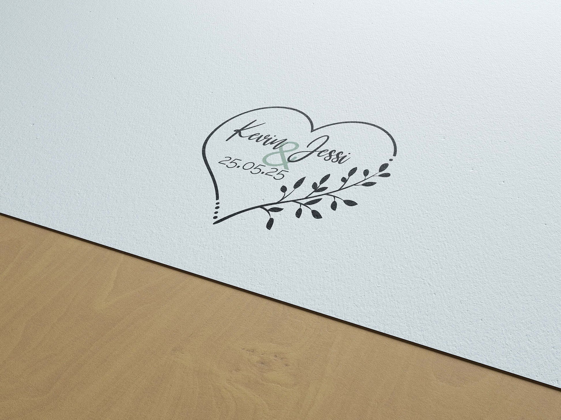 Vorgefertigtes Logo Design, Hochzeits-Monogramm, Modernes Hochzeits-Logo für Hochzeit, Schmuckstück - einzigartig