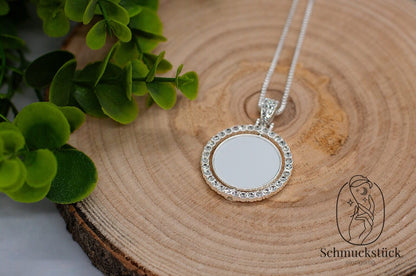 Kette mit individuellen Aufdruck *eigenes Foto, Design oder Logo, Schmuckstück - einzigartig